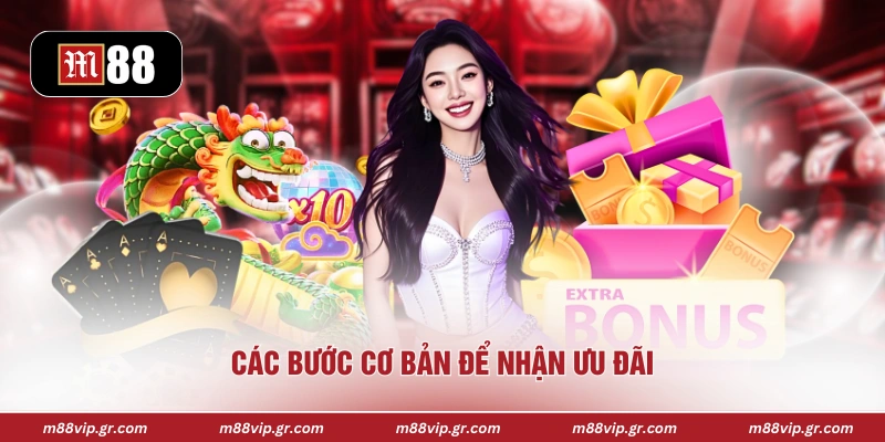 Các bước cơ bản để nhận ưu đãi